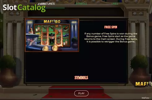 Οθόνη9. Mafioso Deluxe Κουλοχέρης 