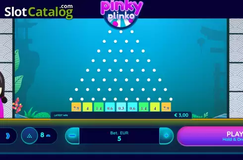 Οθόνη3. Pinky Plinko Κουλοχέρης