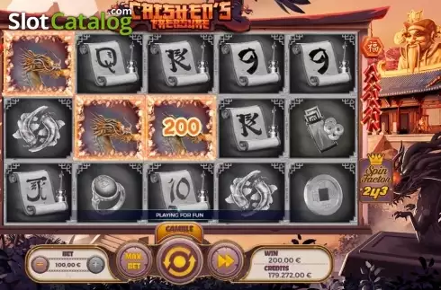 Οθόνη3. Caishen's Treasure Κουλοχέρης