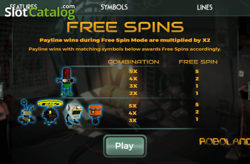 Οθόνη6. Roboland (Spinmatic) Κουλοχέρης
