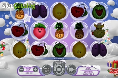 Οθόνη7. Fruit Monster Christmas Κουλοχέρης