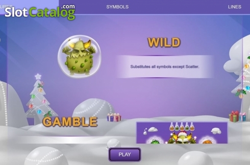 Οθόνη9. Fruit Monster Christmas Κουλοχέρης