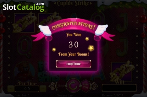 Οθόνη9. Cupids Strike Christmas Edition Κουλοχέρης