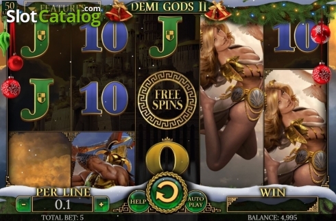 Οθόνη2. Demi Gods II Christmas Edition Κουλοχέρης