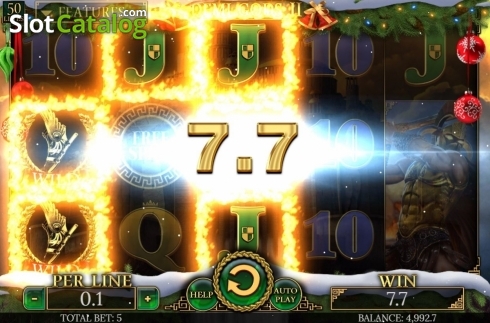 Οθόνη3. Demi Gods II Christmas Edition Κουλοχέρης
