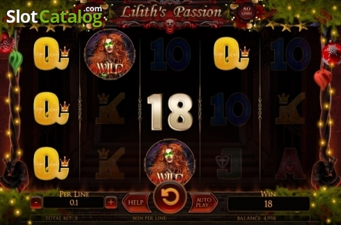Οθόνη4. Lilith's Passion Christmas Edition Κουλοχέρης