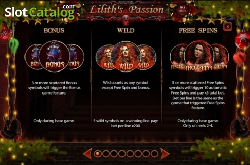 Οθόνη7. Lilith's Passion Christmas Edition Κουλοχέρης