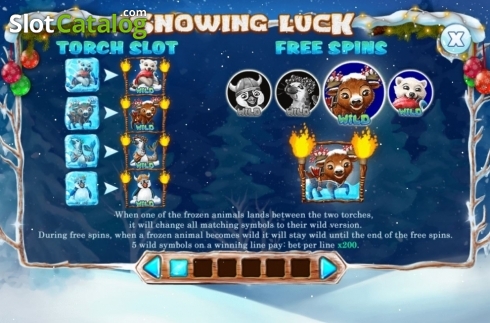 Οθόνη4. Snowing Luck Christmas Edition Κουλοχέρης 