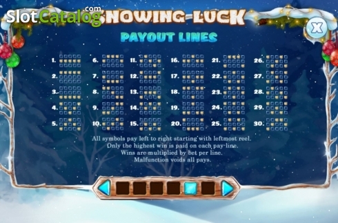 Οθόνη8. Snowing Luck Christmas Edition Κουλοχέρης 