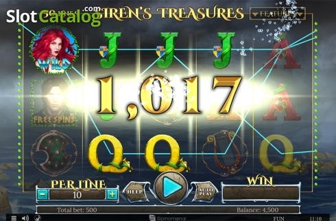 Οθόνη4. Sirens Treasures Κουλοχέρης