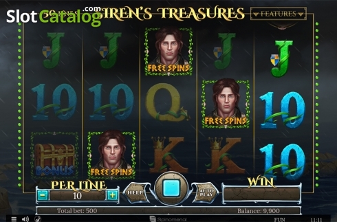 Οθόνη8. Sirens Treasures Κουλοχέρης