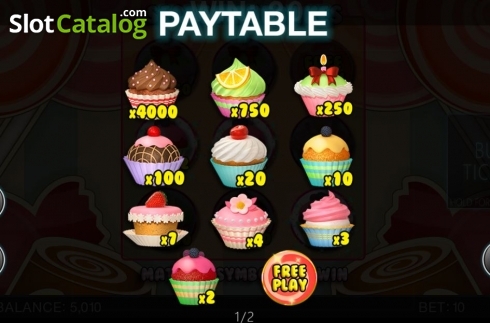 Οθόνη5. Secret Cupcakes Κουλοχέρης
