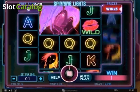 Οθόνη3. Spinning Lights Κουλοχέρης