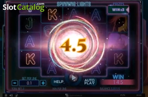 Οθόνη5. Spinning Lights Κουλοχέρης