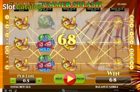 Οθόνη5. Summer Splash Κουλοχέρης