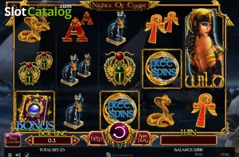 Οθόνη2. Nights of Egypt Κουλοχέρης