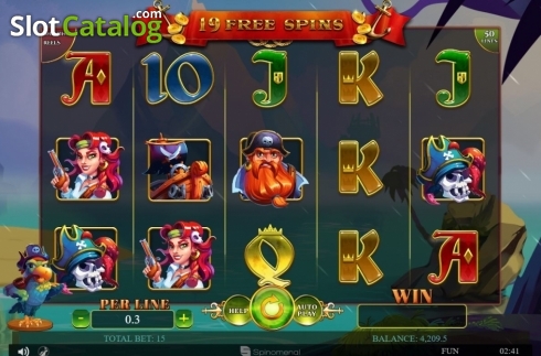 Οθόνη6. A Pirate's Quest (Spinomenal) Κουλοχέρης