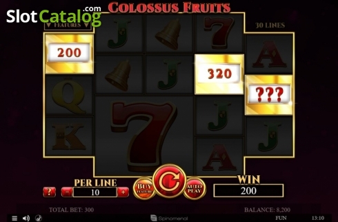 Οθόνη4. Colossus Fruits Κουλοχέρης
