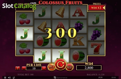 Οθόνη8. Colossus Fruits Κουλοχέρης