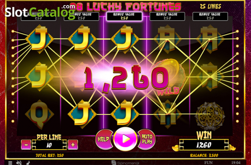 Οθόνη6. 88 Lucky Fortunes Κουλοχέρης