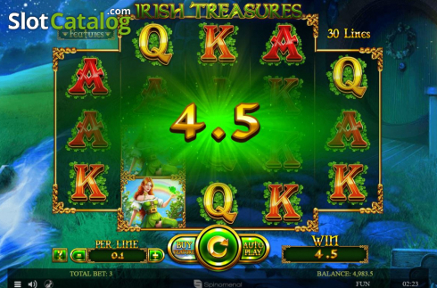 Οθόνη4. Irish Treasures (Spinomenal) Κουλοχέρης