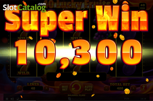 Οθόνη6. 40 Lucky Fruits Κουλοχέρης