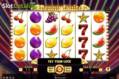 Οθόνη2. Penny Fruits Κουλοχέρης