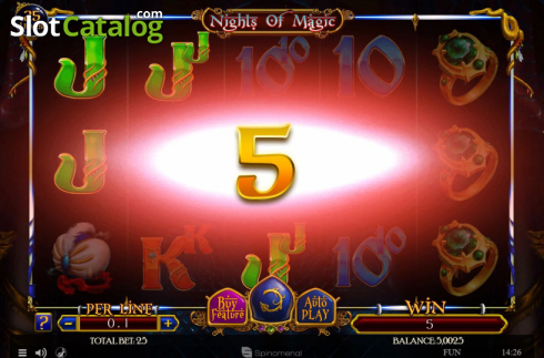 Οθόνη3. Nights Of Magic Κουλοχέρης