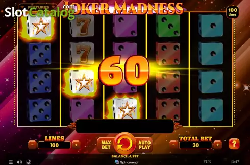 Οθόνη4. Joker Madness (Spinomenal) Κουλοχέρης