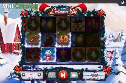 Οθόνη6. Christmas Joy (Spinmatic) Κουλοχέρης 