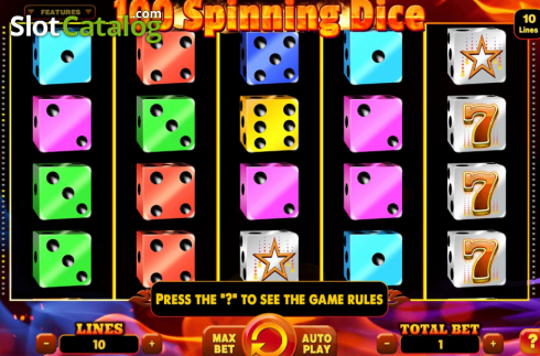 Οθόνη2. 100 Spinning Dice Κουλοχέρης