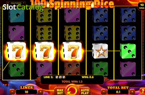Οθόνη4. 100 Spinning Dice Κουλοχέρης