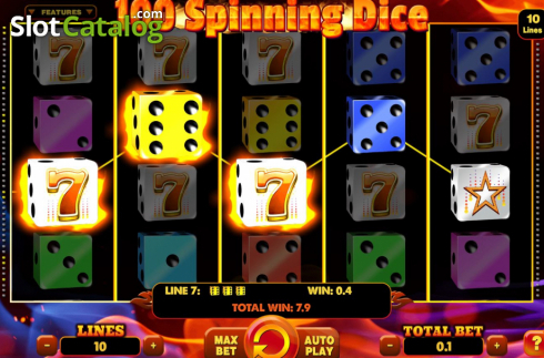 Οθόνη6. 100 Spinning Dice Κουλοχέρης