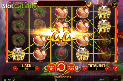 Οθόνη4. 88 Fortune Cats Κουλοχέρης 