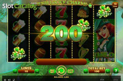 Οθόνη3. Irish Lucky Charms Κουλοχέρης