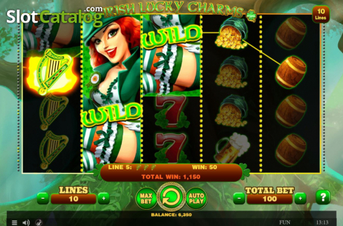 Οθόνη5. Irish Lucky Charms Κουλοχέρης