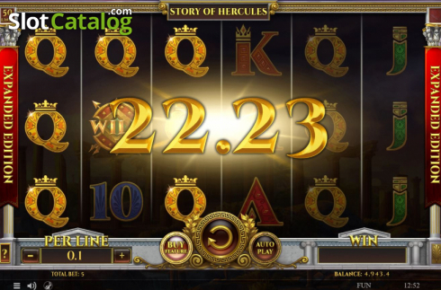 Οθόνη5. Story of Hercules Expanded Edition Κουλοχέρης