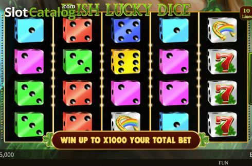 Οθόνη2. Irish Lucky Dice Κουλοχέρης