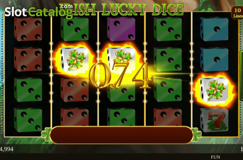 Οθόνη3. Irish Lucky Dice Κουλοχέρης