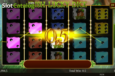 Οθόνη4. Irish Lucky Dice Κουλοχέρης