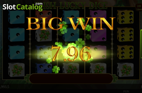 Οθόνη5. Irish Lucky Dice Κουλοχέρης