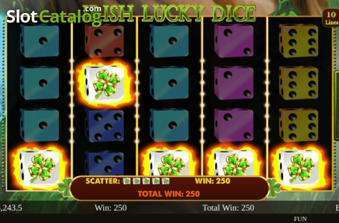 Οθόνη8. Irish Lucky Dice Κουλοχέρης