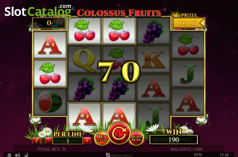 Οθόνη4. Colossus Fruits Easter Edition Κουλοχέρης 