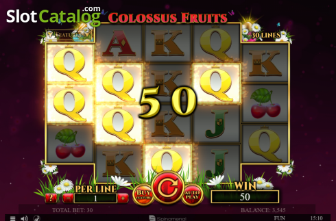 Οθόνη6. Colossus Fruits Easter Edition Κουλοχέρης 