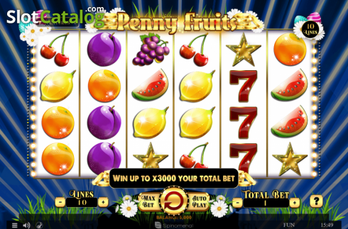 Οθόνη2. Penny Fruits Easter Edition Κουλοχέρης
