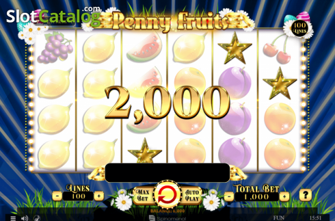 Οθόνη3. Penny Fruits Easter Edition Κουλοχέρης