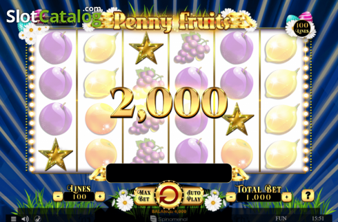 Οθόνη5. Penny Fruits Easter Edition Κουλοχέρης