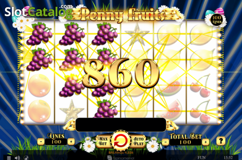 Οθόνη6. Penny Fruits Easter Edition Κουλοχέρης
