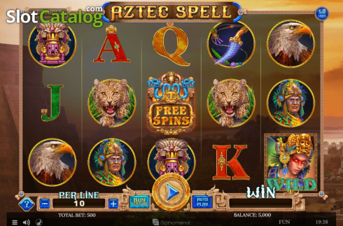 Οθόνη2. Aztec Spell Κουλοχέρης