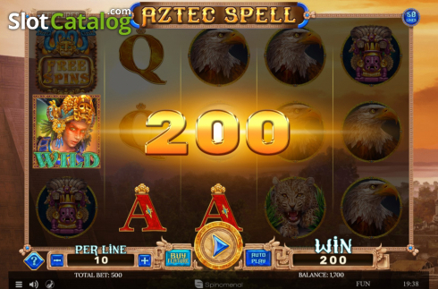 Οθόνη3. Aztec Spell Κουλοχέρης